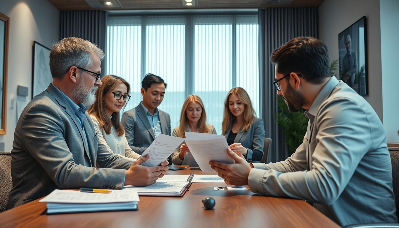 Real estate title transfer paperwork and closing confirmation